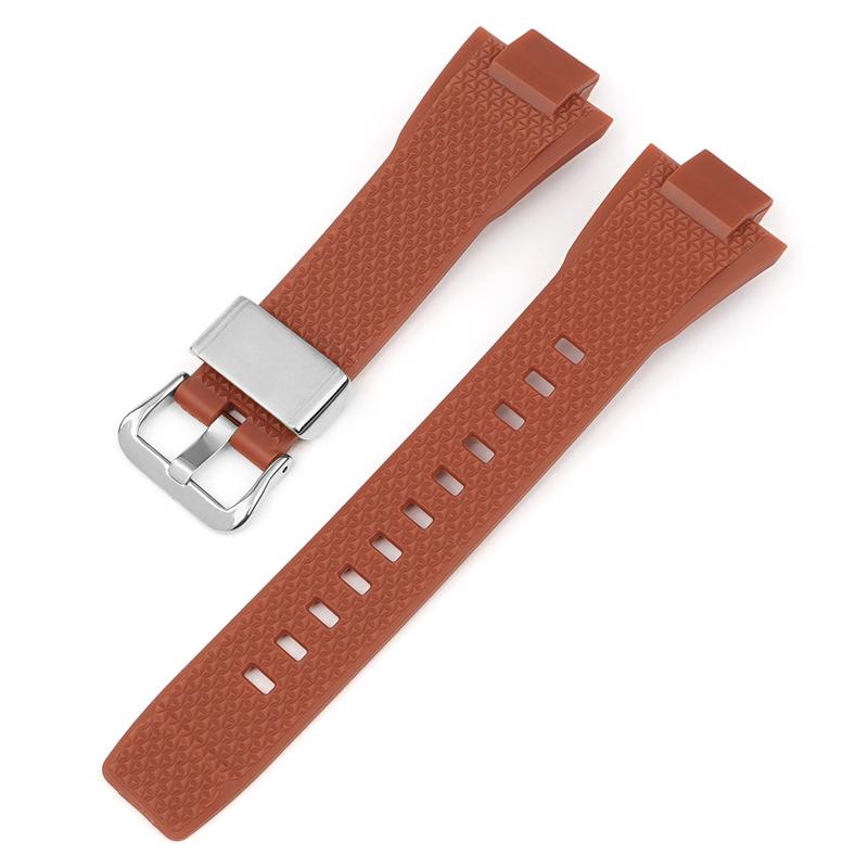 Watch Accessories For Casio G-SHOCK GST-B400 Series Resin Strap Men's Sports Waterproof Rubber Replacement Watchband Bracelet
