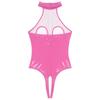 Women Sexy Lingerie Bikini Teddy Crotchless Leotard PVC Leather Bodysuit Clubwear Nightclub Costume