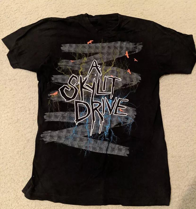 Унисекс футболка Classic Black Cotton с принтом A Skylit Drive band Все размеры S