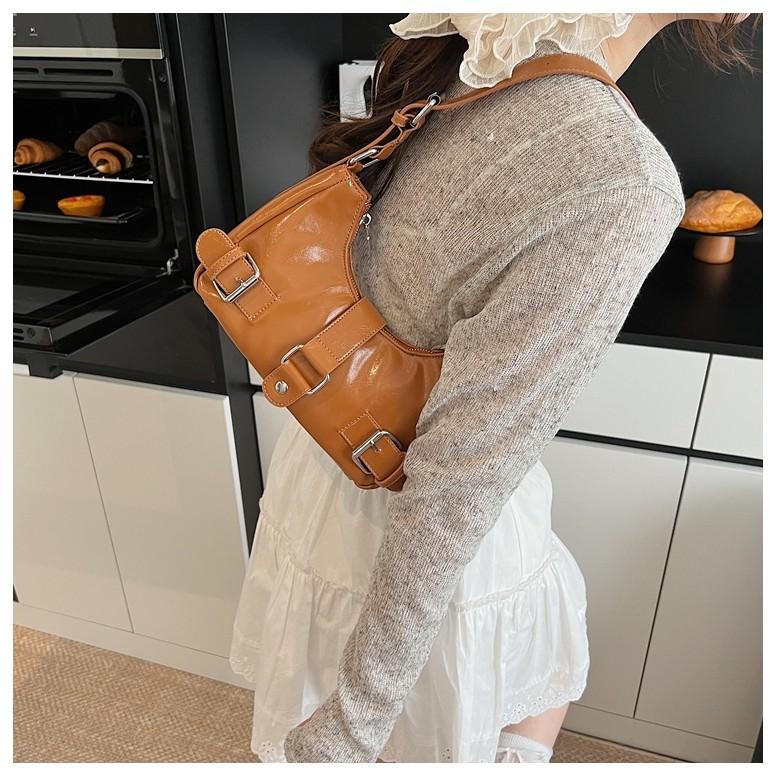 IELGY Ladies Messenger Bag Underarm Motorcycle Bag