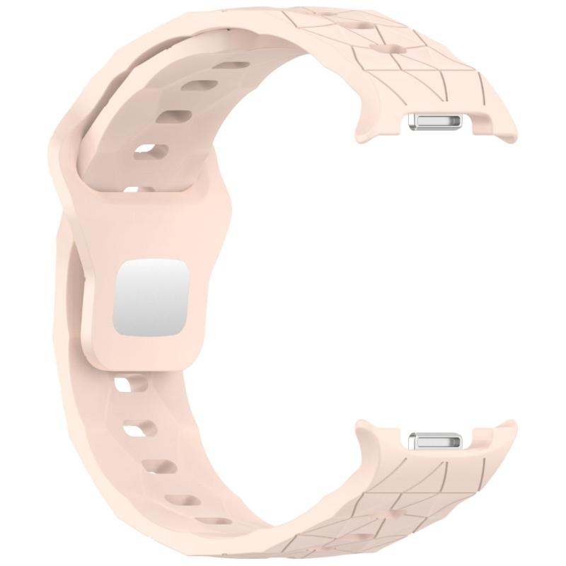 Adjustable Soccer Texture Watch Band For 8 Lightweight Breathable Silicone Gym Office Daily Use
