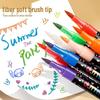 Dual-Color Double-Ended Acrylic Flash Marker Pen for Handwriting