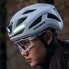 Bicycle Helmet with Integrated Multi-Directional Lighting USB-C 57-61 cm - White