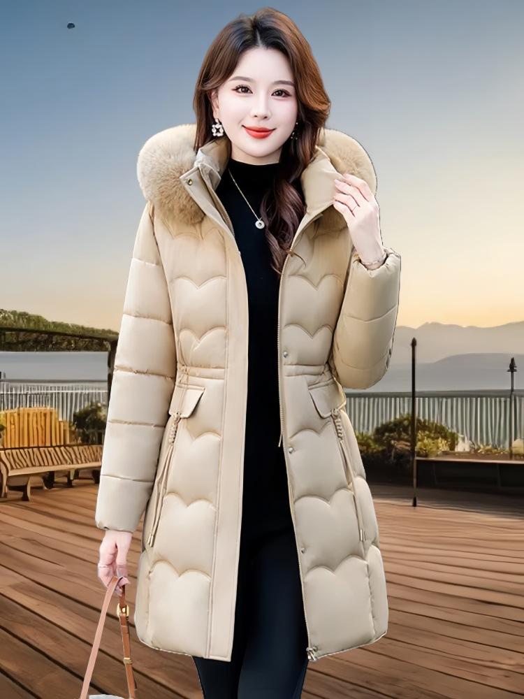 Women's Long Cotton-padded Clothes Winter New Loose Down Cotton-padded Clothes Warm Cotton-padded Jackets