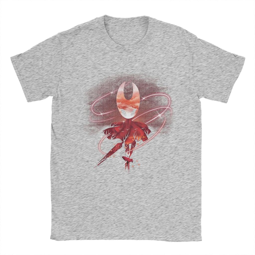 Men Hollow Knight Silksong The Hornet T Shirts  Cotton Clothes Cool Short Sleeve Round Collar Tees Unique T-Shirts