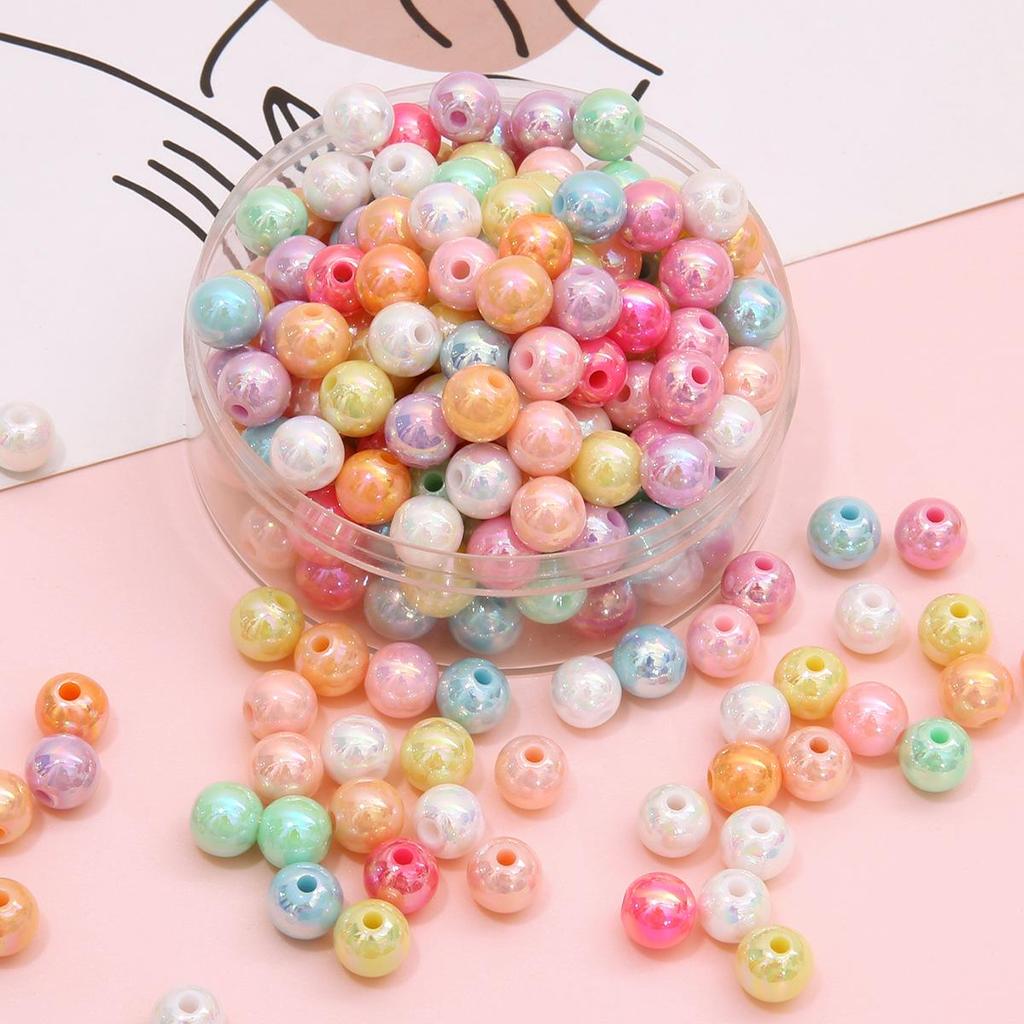 Colorful Loose Beads for DIY Bracelets, Phone Charms, Key Chains, and Jewelry Accessories