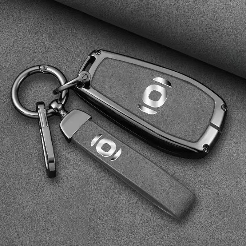 Zinc Alloy Car Key Set, Suitable for Changan Qiyuan A05 Q05 A07 All Inclusive A06 Shell E07 Car Keychain Key Chain Accessories