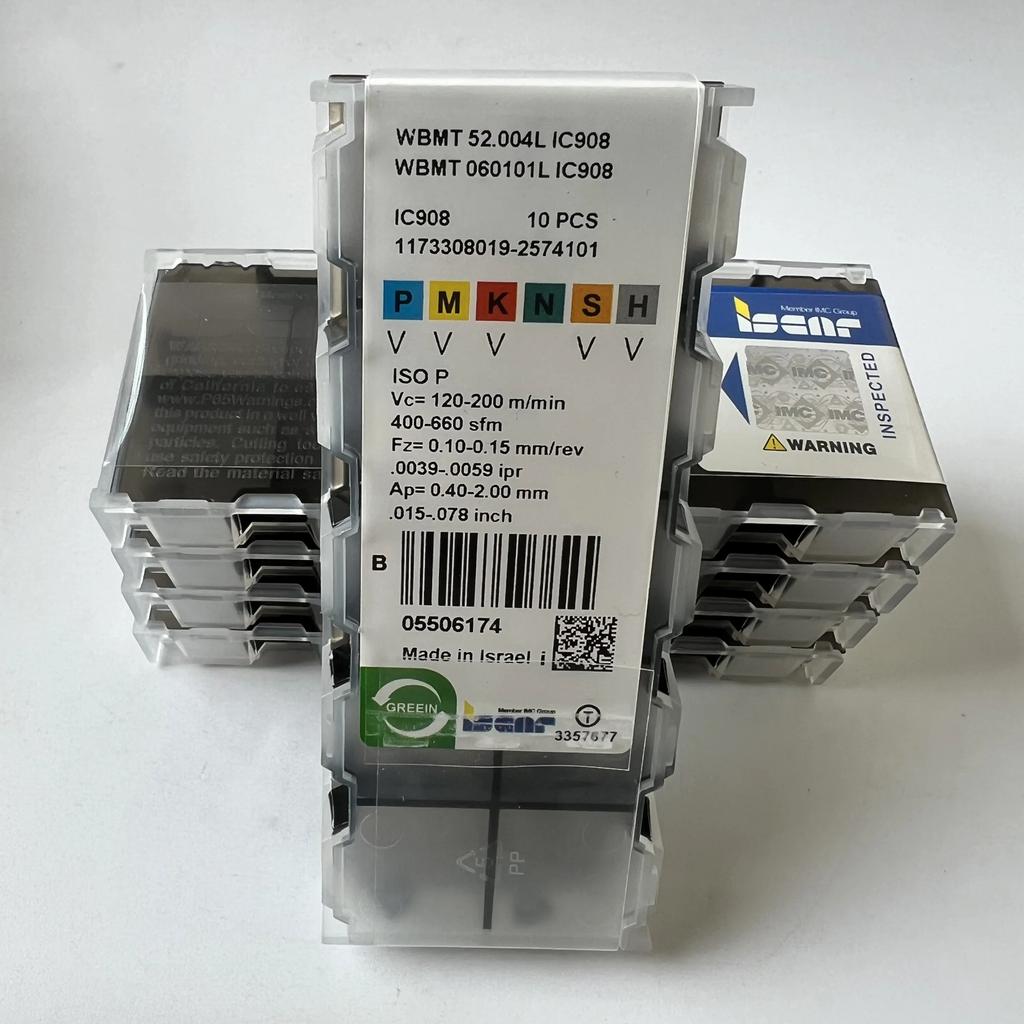 ISCAR / WBMT060101L IC908 / Industrial indexable Carbide Inserts 10 Pcs