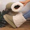 Fashion Women Snow Boots Round Toe Thickened Plush Ankle Boots Women Winter Thick Sole Casual Comfortable Anti-slip Shoes Women