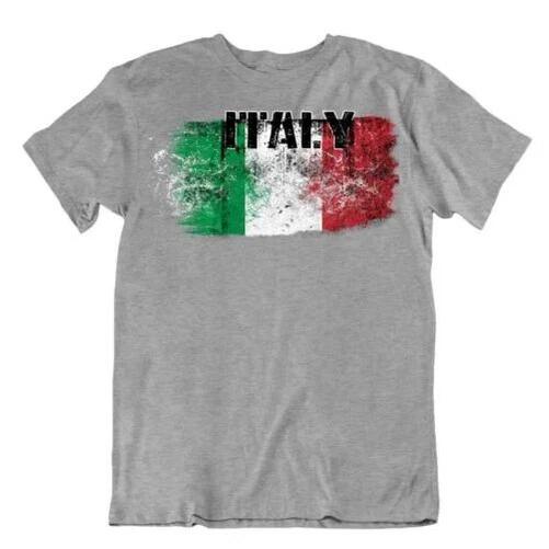 Italy flag Tshirt T-shirt Tee top city map heraldic olive five pointes star gift XL