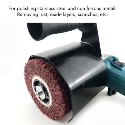 Handheld Metal Burnishing Machine Rust Removing Safe Burnishing Polishing Machine Robust Protective Cover for Stainless Steel