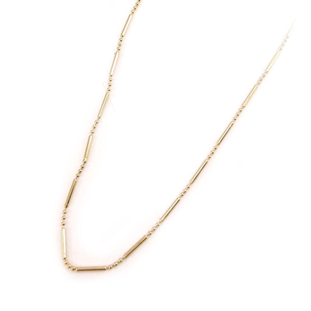 Les Trésors De Lily [C4563] - Chaine Plaqué Or 'Kenya' doré - 45 cm 1 mm