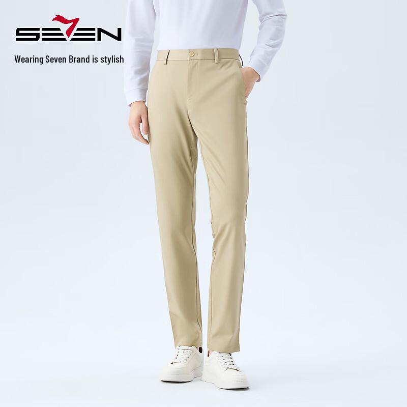 Qipai Men s Adjustable Waist Casual Business Pants 29
