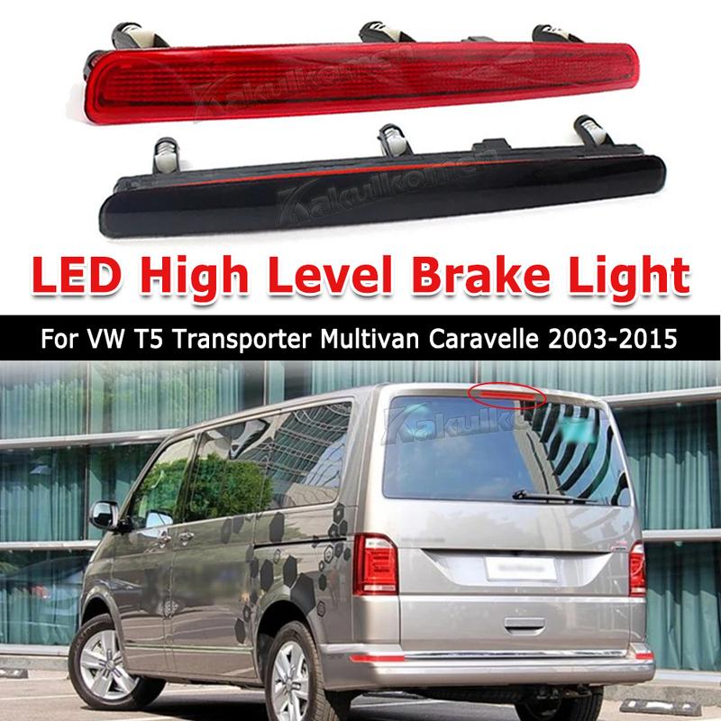 1Pc For Volkswagen VW T5 TRANSPORTER / MULTIVAN / CARAVELLE 2003-2015 LED High Level Third Brake Stop Light Lamp OEM# 7E0945097A