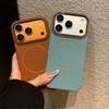 Luxury Magnetic Matte Lychee Grain Phone Case For iPhone 11 12 13 14 15 16 17 Pro Max Air Plus Magsafe Bumper Back Cases Cover