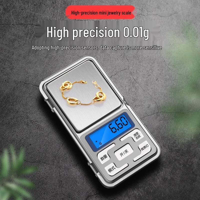 High-Precision 0.01g Jewelry and Gold Scale - Accurate Gram Measurement