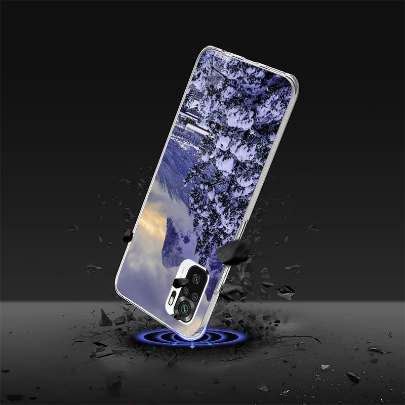 Landscape Winter Light Snow Cover Phone Case For Xiaomi Redmi Note 15 14 13 12 11 10 Pro Plus 14S 12S 11S 11T 11E 10S Soft Funda