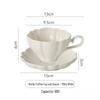 Ruhan French Vintage Lace Coffee Cup & Saucer Set