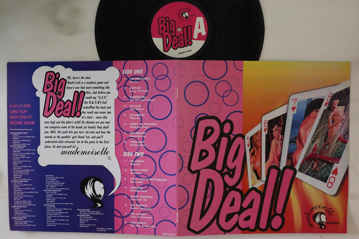 

LP Record VARIOUS - Big Deal! MNSRLP4001 Mademoiselle 2001 Australia Rock Used
