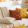 Fall Leaf Pattern Velvety Soft Pillow Cover Cozys Decorative Throw Pillow Case For Living Room Bedroom