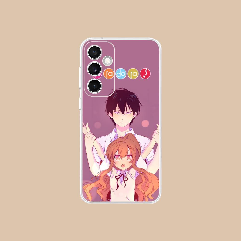 Anime Toradora Mobile Cell Phone Case for Samsung Galaxy S25 S24 S23 S22 S21Plus FE Ultra Clear Colorful Cover Cover Pretty