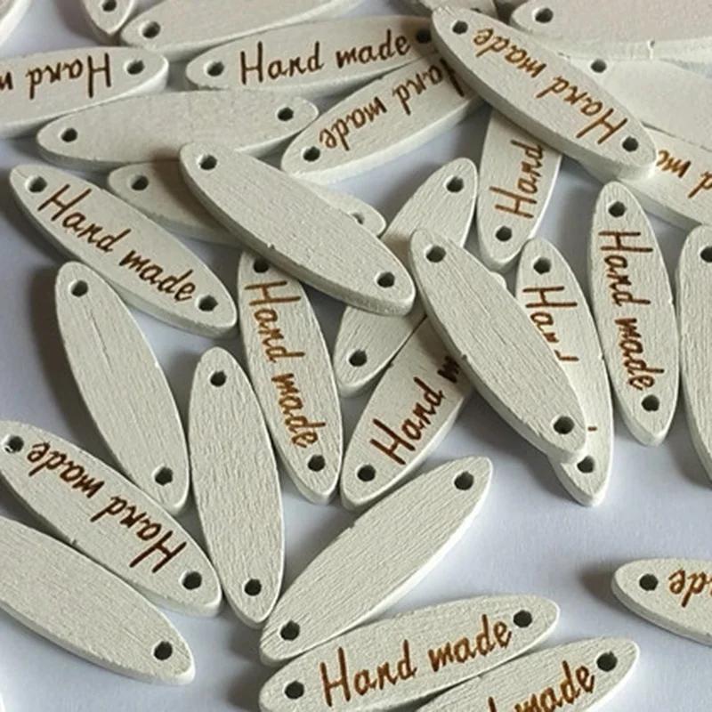 60 Stück Holzanhänger Stücke Hochzeiten Knöpfe Fundstücke für Hausgemacht Handgemachtes Geschenk Hochzeitszubehör