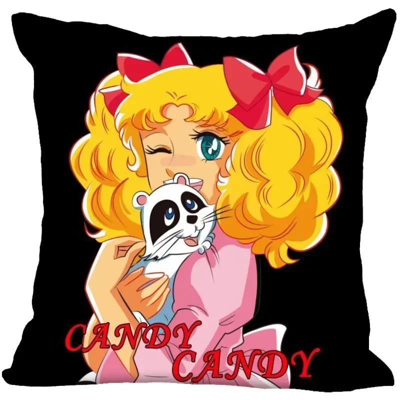 Candy Candy Polyester Cushion Cover Children's Room Decoration Pillow Case Living Room Chair Sofa Home Decoration 1007
