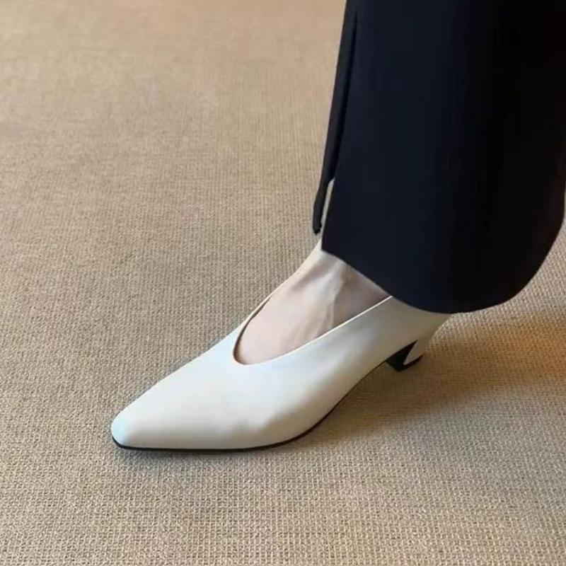 2026  Style Pointed Toe Women Sandals High Heels Shoes Woman Slippers Slingback Trend Dress Shallow Loafers Summer Elegant Pumps
