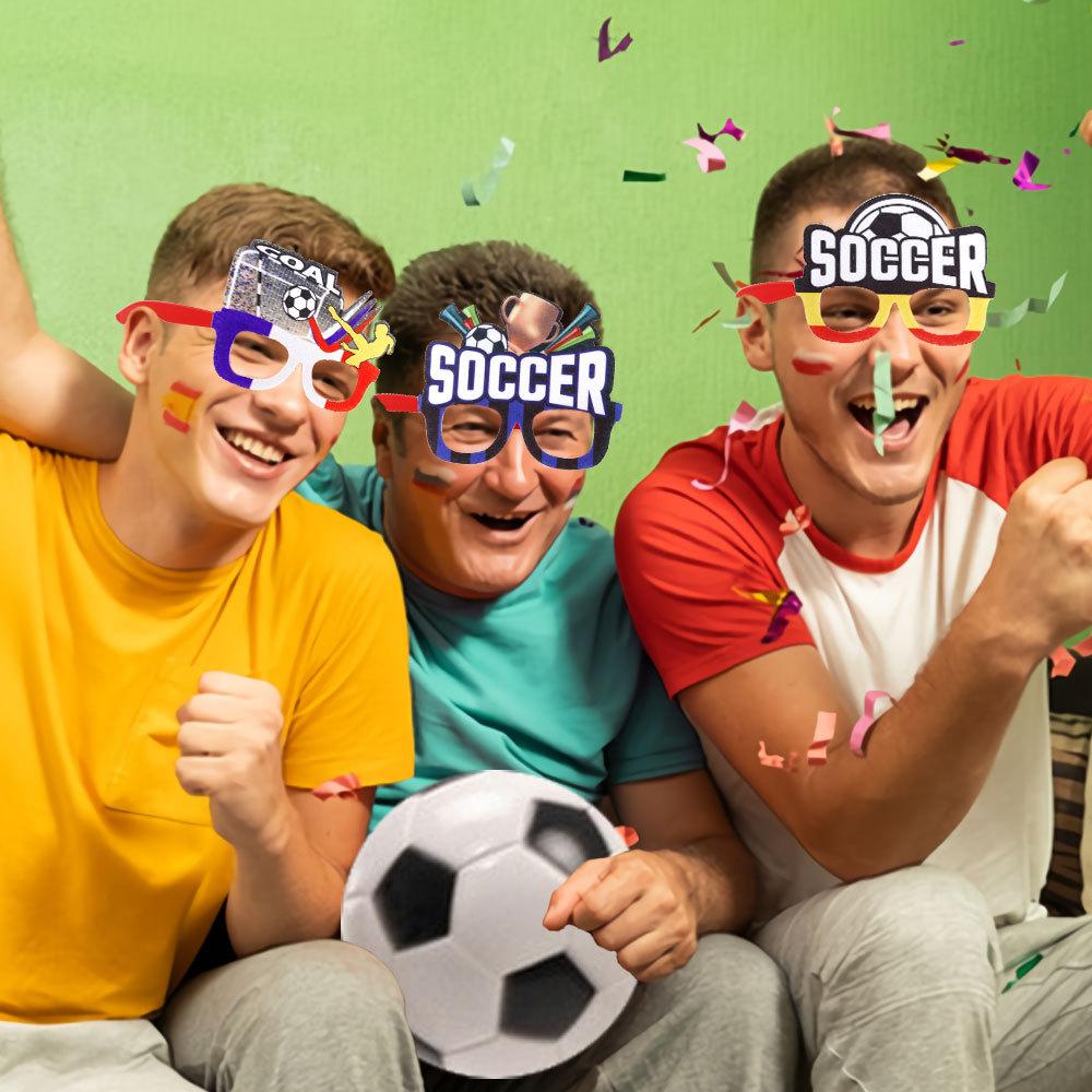 2026 USA Canada Mexico World Cup Cheer Props Football Theme Glasses Top 24 Fan Supplies Photo Glasses Frame