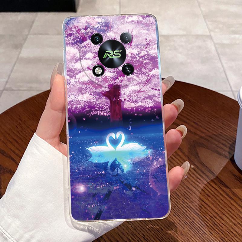 Casing For ITEL RS4 S666LN Case Aesthetic Fashion Cute Cat Cartoon Astronaut Soft Silicone Back Cover Transparent TPU Phone Case