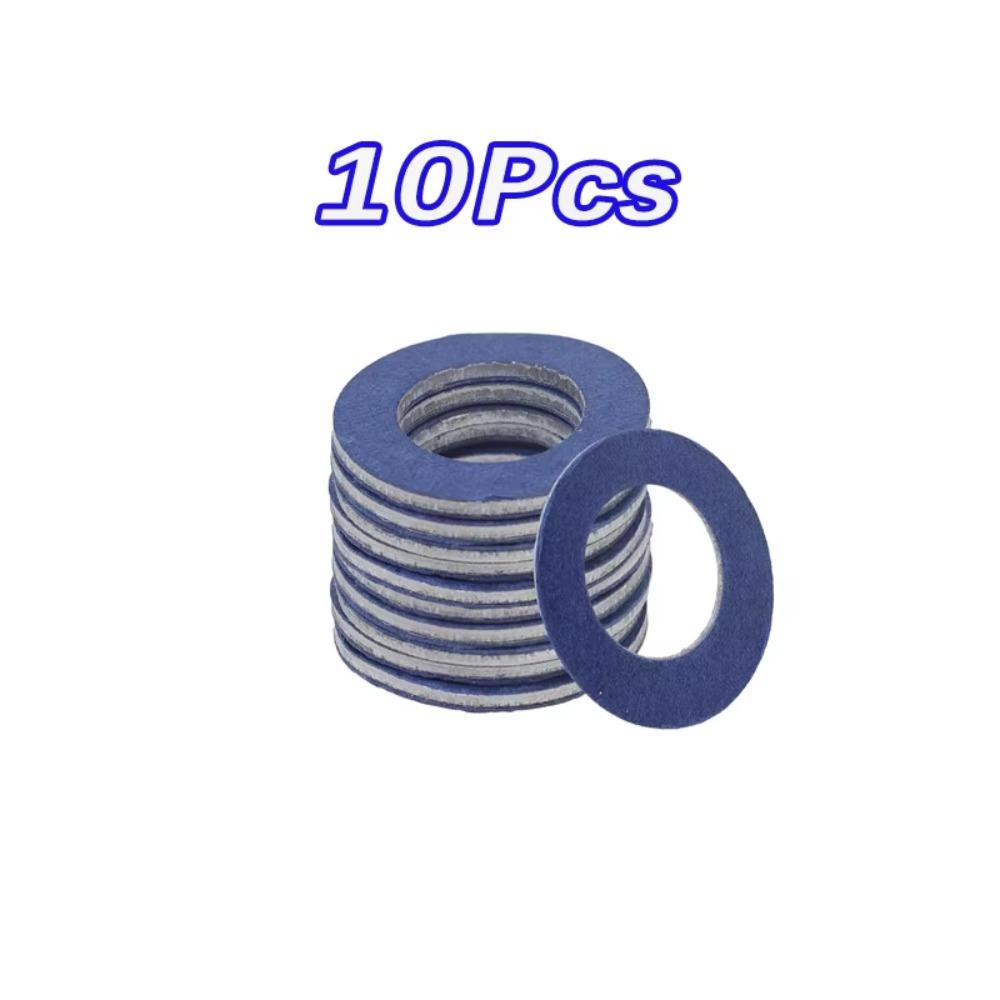 10pcs Aluminum Material Oil Drain Plug Gaskets Engine Oil Drain Plug Oil Change Service