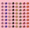 10Pcs 8mm Lampwork Transparent Flower Beads Glass Loose Round Beads For Handmade Women Bracelet Making DIY Jewelry Supplies