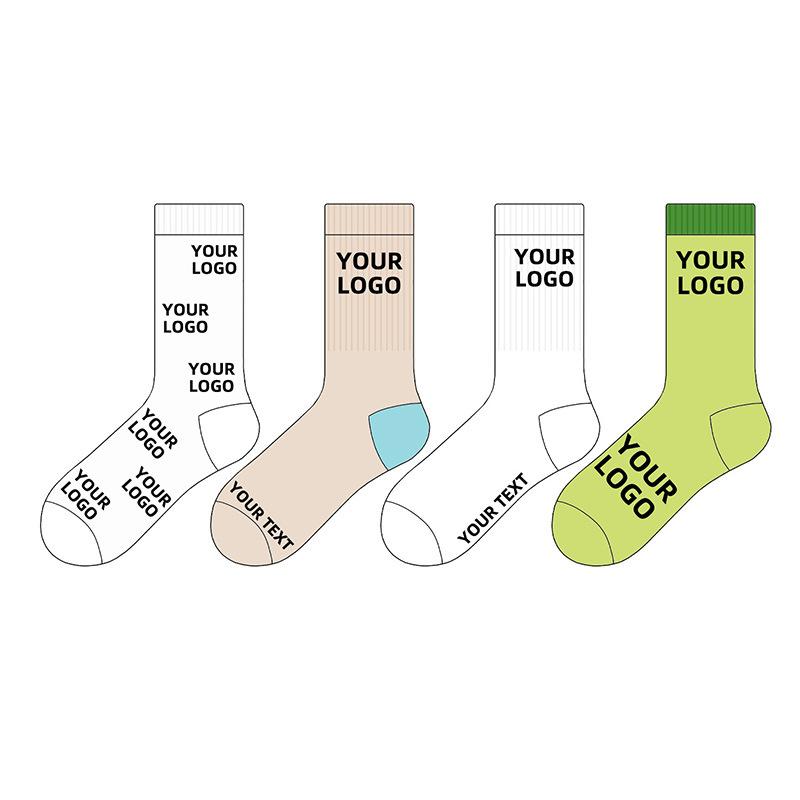 Custom Sports Socks | Personalized Athletic Socks for Men Women Youth | Custom Logo Team Socks for Basketball Football Running