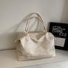 Vintage Tote Bag PU Large Capacity Shoulder Bag Women's Travel Bag