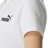 PUMA Polo Shirts Women's White Polo Collar Moderate Straight Fit 630564-02