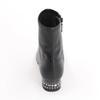 JILL STUART SHOE Fashion Boots, Jewel Heel Stretch Short Boots 6593, Black