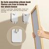 1/2/10Pcs Picture Frame Hook Punch-Free Self-Adhesive Wall Hooks Strong Adhesive Seamless Wall Hanging Organizer