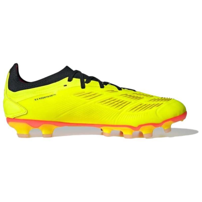 adidas PREDATOR 24 PRO AG Artificial Ground HG Hard Ground Artificial Turf Soccer Shoes Men's Yellow Black Sneakers IG7732