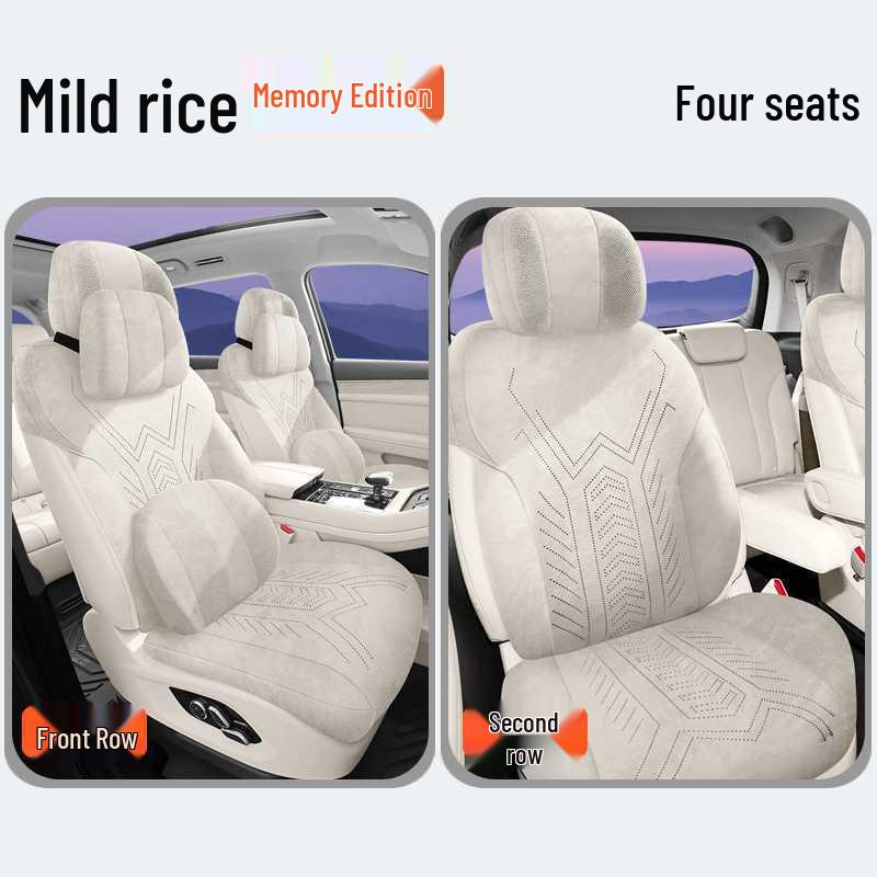 Wenjie M9 Wildleder Sitzkissen: Ganzjahres-, Atmungsaktive, Perforierte Abdeckungen