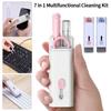 7 In 1 Portable Multi-function Laptop Keyboard Cleaning Brush Set Mobile Phone Earphone Dust Removal Brush