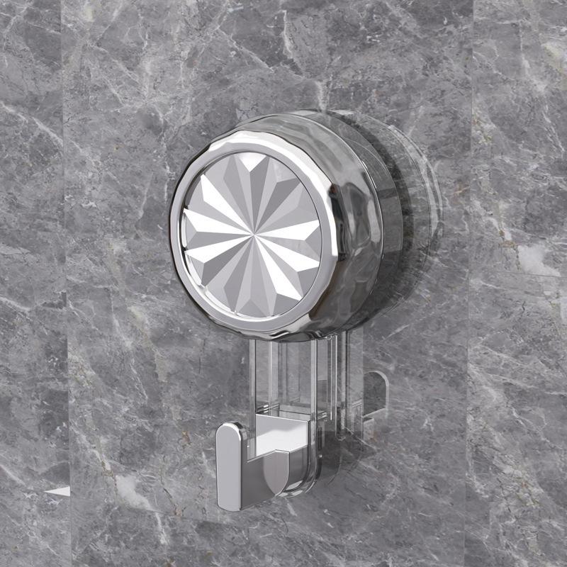 Strong Vacuum Suction Cup Hook - No-Drill, Traceless Adhesive for Bathroom, Kitchen, Door, and Wall