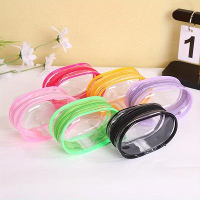 2pcs PVC Headphone Case Portable Travel Storage Bags Blind Box Bag Chargers Cables and Headphones Multifunctional Storage Bag
