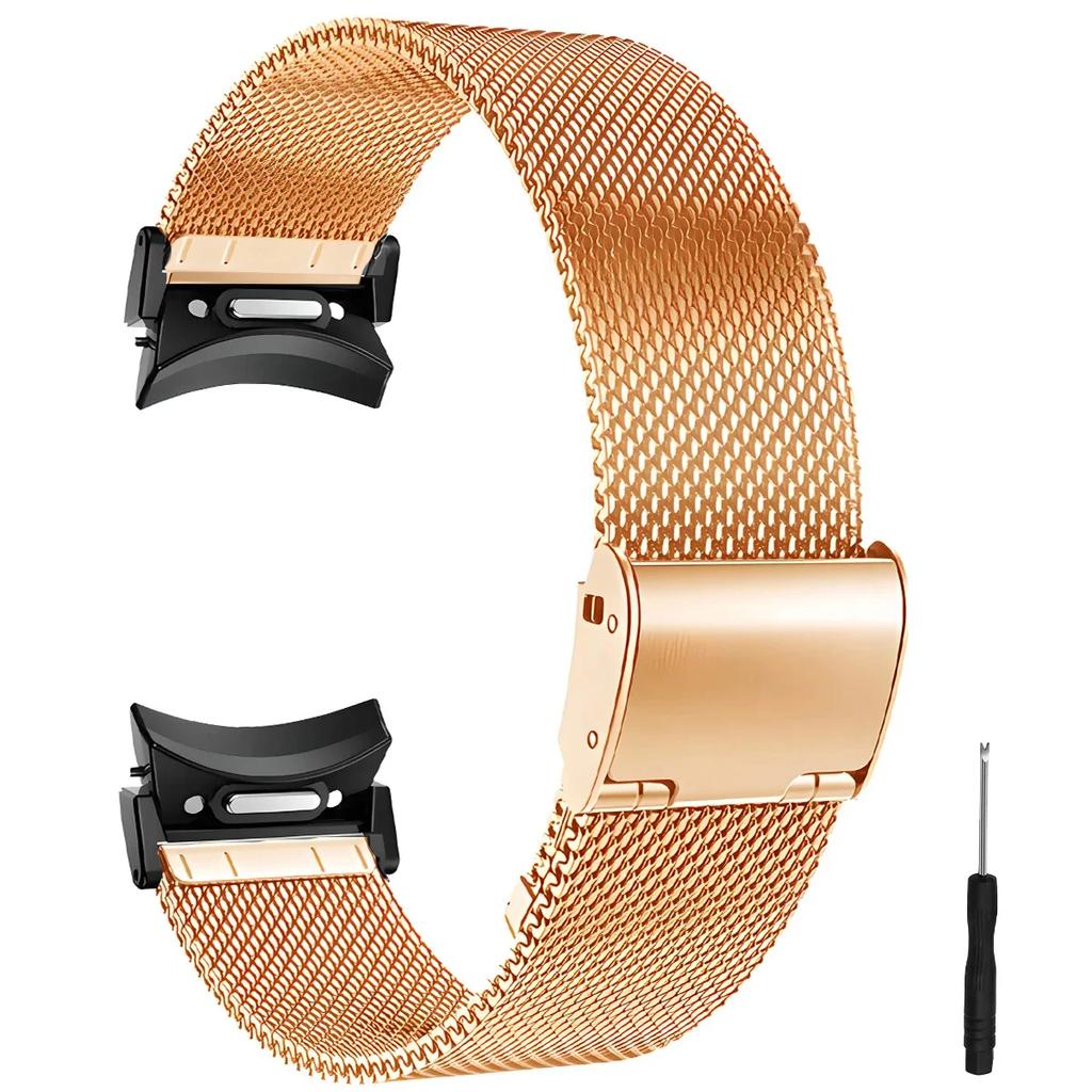 Edelstahlarmband ohne Lücken für Samsung Galaxy Watch 4 5 6 7 40 44mm 6 4 Classic 43mm 47mm Metallarmband für Galaxy 5Pro