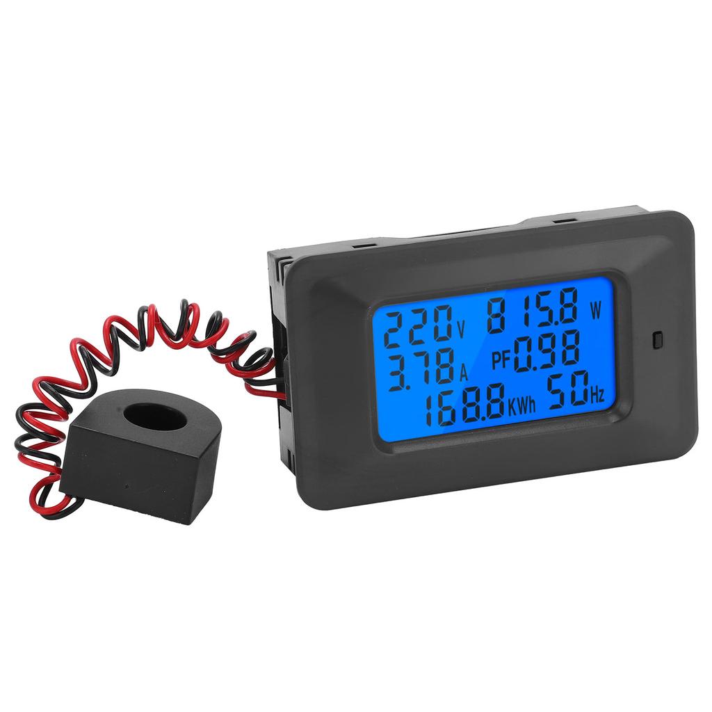 Multifunctional Electricity Monitor Digital Current Voltage Power Energy Meter 110‑250V