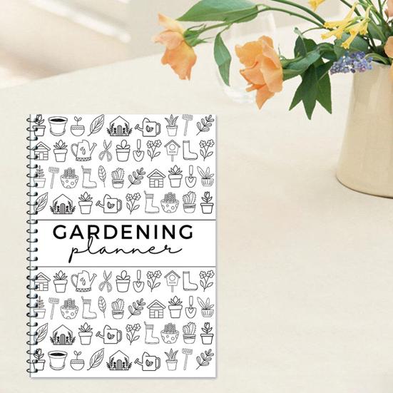 Planner Logbook 12-Month Plant Care/Gardening/Cleaning Notebook Daily Weekly Monthly Schedule Organizer