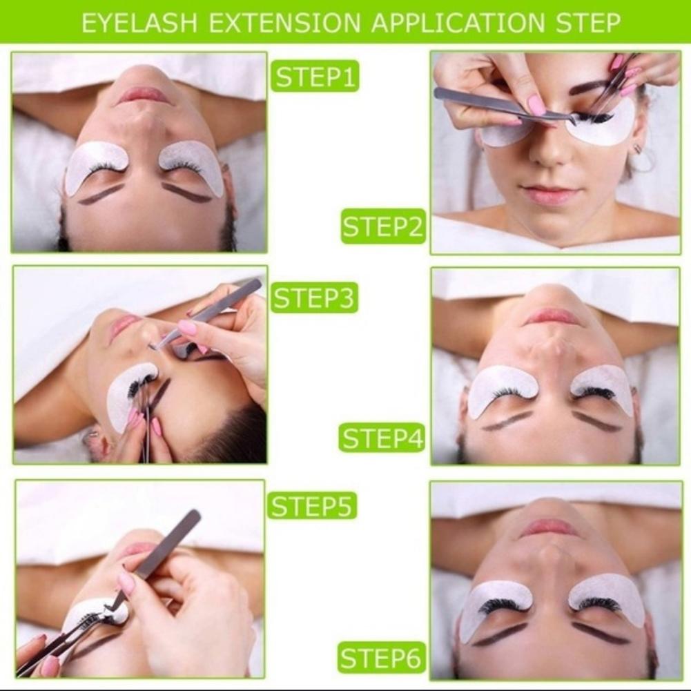 50pairs Eye Patches Eyelash Extension Under Eyelashes Fake Lashes Stickers Lash Extension Supplies Patches for Building Eyelid
