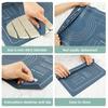 Heat Resistant Dough Rolling Mat With Scale Baking Mat Pastry Mat Silicone Kneading Pad Set  Cake