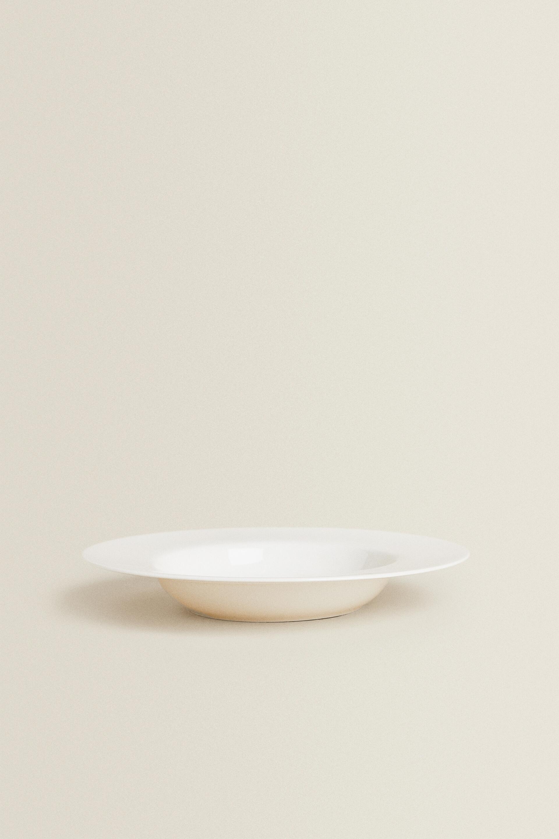 

ОБЫЧНАЯ КОСТЯНАЯ КОСТЯНАЯ ТАРЕЛКА ДЛЯ СУПА