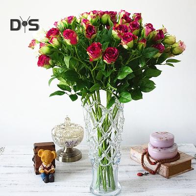 Blooming Bouquet Artificial Flower Rose Garden DIY Stage Party Wedding Holiday Craft Decor