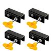 Invisible Sliding Window Lock: No-Drill, Child Safety, Anti-Theft, Thickened Screen Fixer.